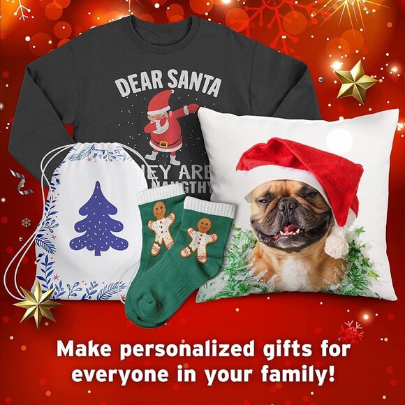 Dark & Light Bundle Heat Transfer Paper for Inkjet, 40 Sheets, 8.5x11.7, Durable - Picture 8 of 8